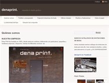 Tablet Screenshot of denaprint.com